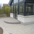 sunroom with block paving